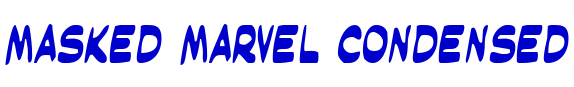 Masked Marvel Condensed フォント